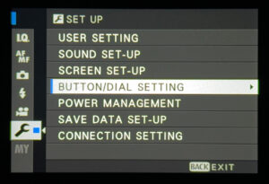 Set up Menu, Button/Dial Setting